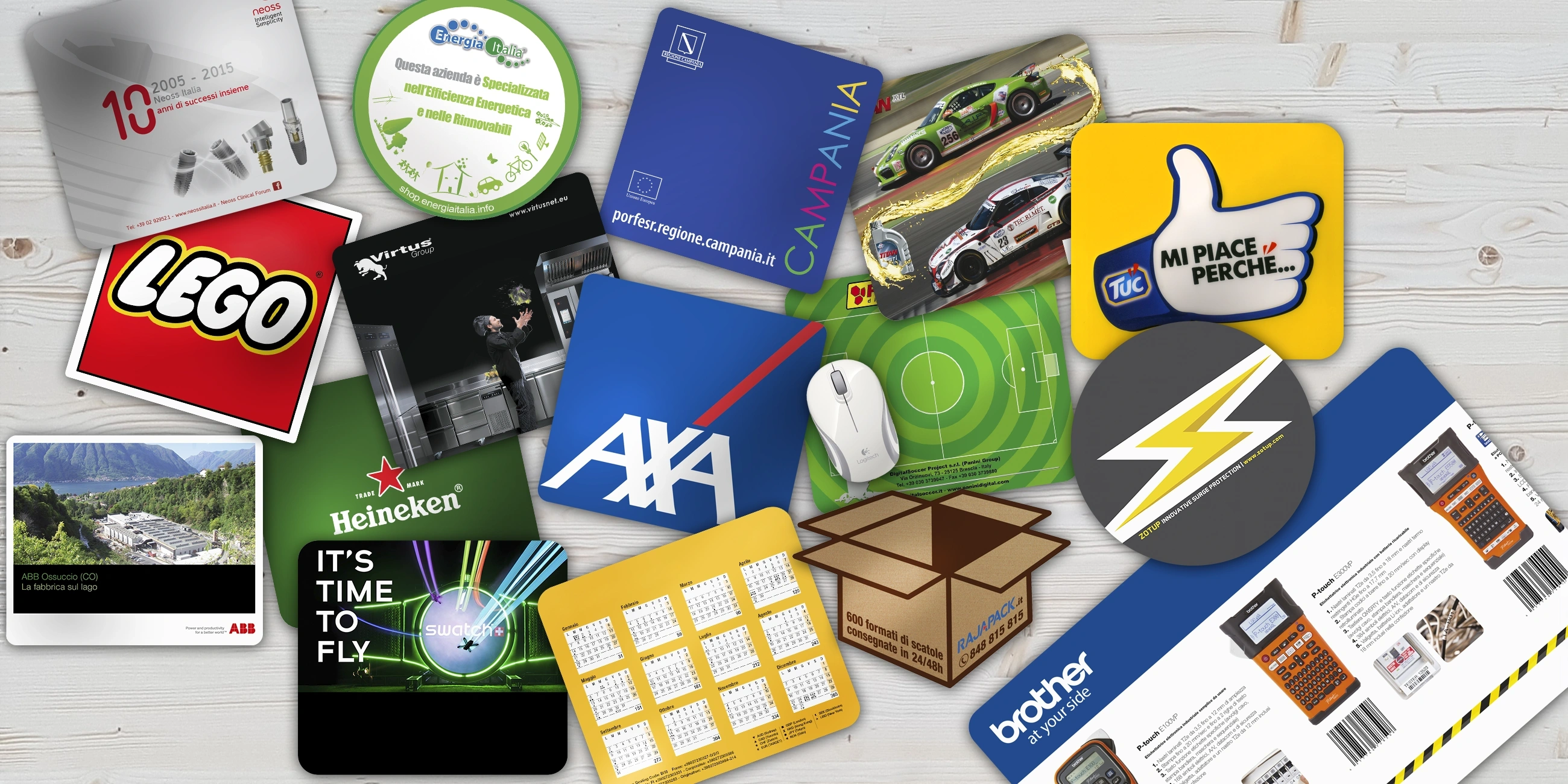 mouse pad personalizzati
