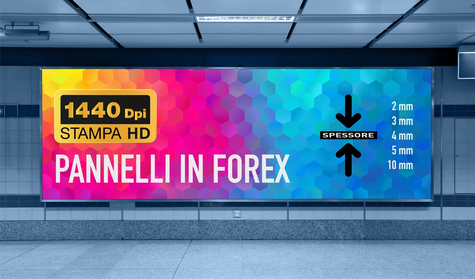 Stampa pannelli forex